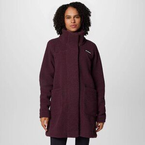 Columbia Women's Panorama™ Long Jacket - Maroon, Size XS